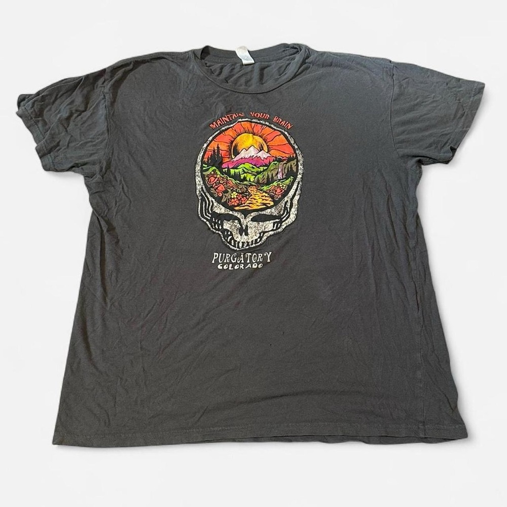 Vintage Grateful Dead Purgatory Colorado Gray Graphic Tee